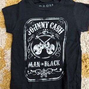 Johnny Cash Kids Black T-Shirt